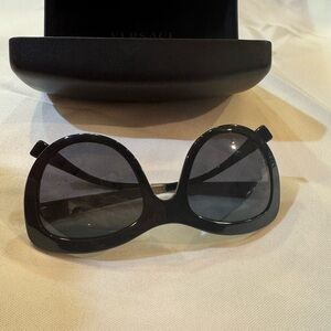 Versace Black and Gold Eyeglass Case